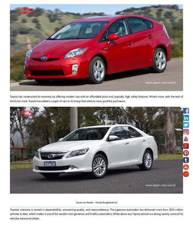 Japanese Car Models